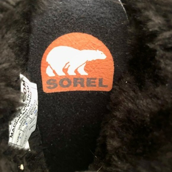 Sorel Waterproof Snow Angel Insulated Leather/Faux Fur Zip Boots - 7 - Picture 12 of 13